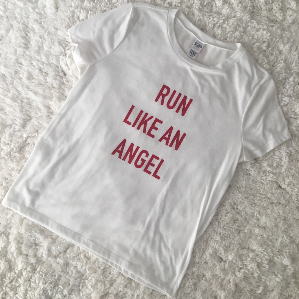 Victoria Sport red/white T-shirt. GUC